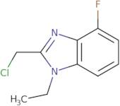 2-(Chloromethyl)-1-ethyl-4-fluoro-1H-1,3-benzodiazole