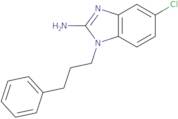5-Chloro-1-(3-phenylpropyl)-1H-1,3-benzodiazol-2-amine