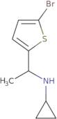 N-[1-(5-Bromothiophen-2-yl)ethyl]cyclopropanamine