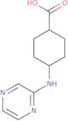 4-(Pyrazin-2-ylamino)cyclohexane-1-carboxylic acid