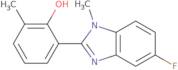 2-(5-Fluoro-1-methyl-1H-1,3-benzodiazol-2-yl)-6-methylphenol