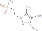 3,5-Dimethyl-1-(2-methylsulfonylethyl)pyrazol-4-amine