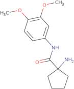 1-Amino-N-(3,4-dimethoxyphenyl)cyclopentane-1-carboxamide