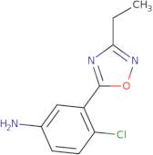 4-Chloro-3-(3-ethyl-1,2,4-oxadiazol-5-yl)aniline