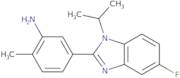 5-[5-Fluoro-1-(propan-2-yl)-1H-1,3-benzodiazol-2-yl]-2-methylaniline