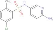 N-(6-Aminopyridin-3-yl)-5-chloro-2-methylbenzene-1-sulfonamide