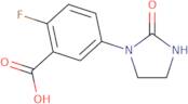 2-Fluoro-5-(2-oxoimidazolidin-1-yl)benzoic acid