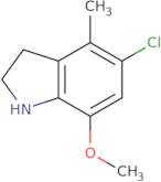 5-Chloro-7-methoxy-4-methyl-2,3-dihydro-1H-indole