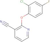 2-(2-Chloro-4-fluorophenoxy)nicotinonitrile