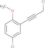 4-Chloro-2-(3-chloroprop-1-yn-1-yl)-1-methoxybenzene