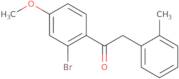 1-(2-Bromo-4-methoxyphenyl)-2-(2-methylphenyl)ethan-1-one