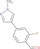 2-Fluoro-4-(1-methyl-1H-pyrazol-4-yl)benzaldehyde