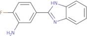 5-(1H-1,3-Benzodiazol-2-yl)-2-fluoroaniline