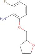 2-Fluoro-6-[(tetrahydrofuran-2-yl)methoxy]aniline