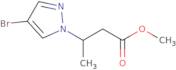 Methyl 3-(4-bromo-1H-pyrazol-1-yl)butanoate