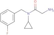 2-Amino-N-cyclopropyl-N-(3-fluoro-benzyl)-acetamide