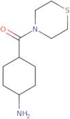 4-(Thiomorpholine-4-carbonyl)cyclohexan-1-amine