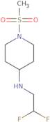 N-(2,2-Difluoroethyl)-1-methanesulfonylpiperidin-4-amine