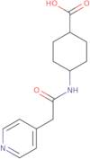 4-[2-(Pyridin-4-yl)acetamido]cyclohexane-1-carboxylic acid