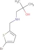 1-{[(5-Bromothiophen-2-yl)methyl]amino}-2-methylpropan-2-ol