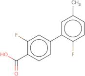 2-Fluoro-4-(2-fluoro-5-methylphenyl)benzoic acid