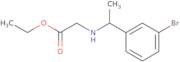 Ethyl 2-{[1-(3-bromophenyl)ethyl]amino}acetate