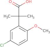 2-(5-Chloro-2-methoxyphenyl)-2-methylpropanoic acid