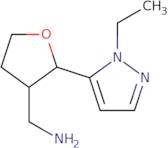 rac-[(2R,3S)-2-(1-Ethyl-1H-pyrazol-5-yl)oxolan-3-yl]methanamine