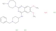 N-(1-Benzylpiperidin-4-yl)-6,7-dimethoxy-2-(4-methyl-1,4-diazepan-1-yl)quinazolin-4-amine hydrate trihydrochloride