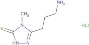 5-(3-Aminopropyl)-4-methyl-4H-1,2,4-triazole-3-thiol hydrochloride