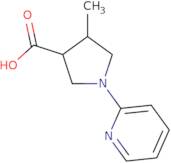 rac-(3R,4R)-4-Methyl-1-(pyridin-2-yl)pyrrolidine-3-carboxylic acid