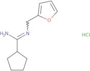 N'-[(Furan-2-yl)methyl]cyclopentanecarboximidamide hydrochloride