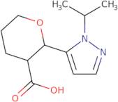 rac-(2R,3R)-2-[1-(Propan-2-yl)-1H-pyrazol-5-yl]oxane-3-carboxylic acid