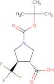 (3R,4R)-1-Boc-4-(trifluoromethyl)pyrrolidine-3-carboxylic acid ee
