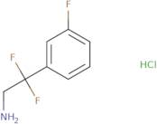 2,2-Difluoro-2-(3-fluorophenyl)ethan-1-amine hydrochloride