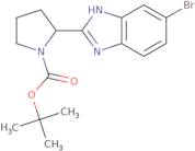 (S)-tert-Butyl 2-(6-bromo-1H-benzo[D]imidazol-2-yl)pyrrolidine-1-carboxylate