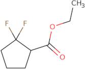 Ethyl 2,2-difluorocyclopentane-1-carboxylate