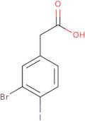 2-(3-Bromo-4-iodophenyl)acetic acid