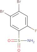 4,5-Dibromo-2-fluorobenzene-1-sulfonamide