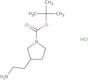 3-(2-Amino-ethyl)-pyrrolidine-1-carboxylic acid tert-butyl ester hydrochloride