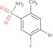 4-Bromo-5-fluoro-2-methylbenzene-1-sulfonamide