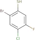 2-Bromo-4-chloro-5-fluorothiophenol