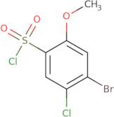 4-Bromo-5-chloro-2-methoxybenzenesulfonyl chloride