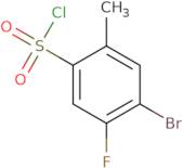 4-Bromo-5-fluoro-2-methylbenzene-1-sulfonyl chloride