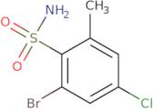 2-Bromo-4-chloro-6-methylbenzenesulfonamide