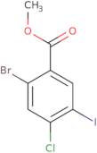 2-Bromo-4-chloro-5-iodo-benzoic acid methyl ester