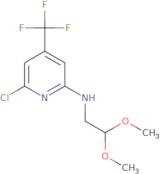 6-Chloro-N-(2,2-dimethoxyethyl)-4-(trifluoromethyl)pyridin-2-amine