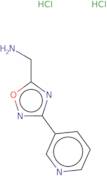 [3-(pyridin-3-yl)-1,2,4-oxadiazol-5-yl]methanamine dihydrochloride