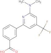 3-(6-Dimethylamino-4-trifluoromethyl-pyridin-2-yl)-benzoic acid