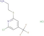 2-[[6-Chloro-4-(trifluoromethyl)-2-pyridyl]-sulfanyl]ethanamine hydrochloride